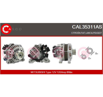 generátor CASCO CAL30113AS