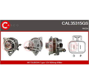 Pastorok żtartéra CASCO CDR15104AS