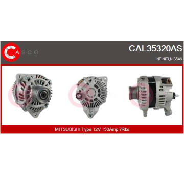 generátor CASCO CAL30122AS