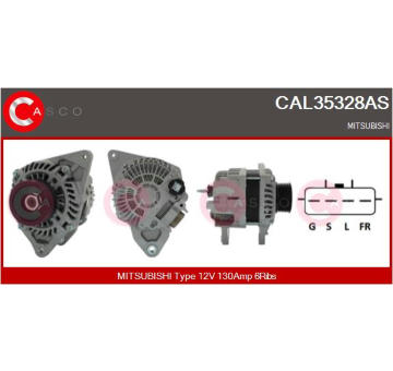 generátor CASCO CAL10615AS