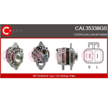 generátor CASCO CAL10625AS