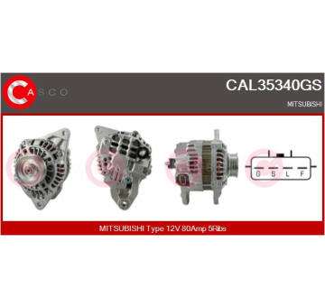 generátor CASCO CAL10626AS