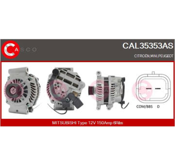 generátor CASCO CAL30149AS