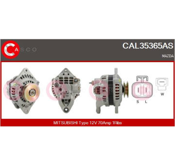 Pastorok żtartéra CASCO CDR35101AS