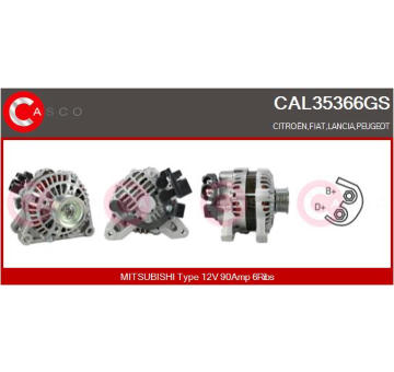 Pastorok żtartéra CASCO CDR35103AS