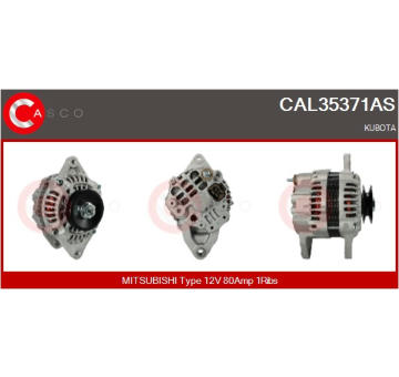 generátor CASCO CAL30165AS