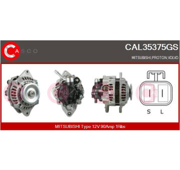 generátor CASCO CAL10648AS