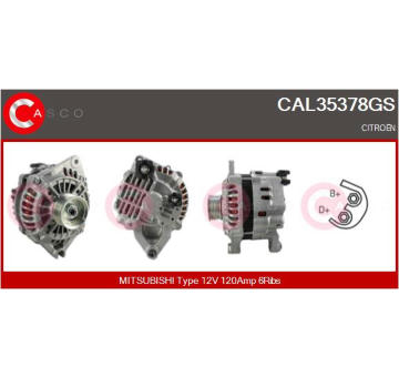 Alternátor CASCO CAL40337AS