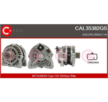 generátor CASCO CAL10657GS