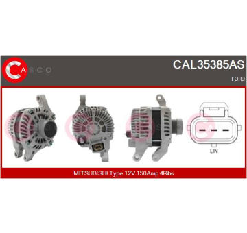 generátor CASCO CAL35385AS