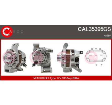 Pastorok żtartéra CASCO CDR60106AS