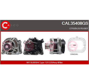 generátor CASCO CAL35408GS