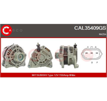 Elektromotor vetráka chladiča CASCO CEF70009AS