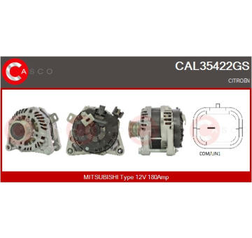 Elektromotor vetráka chladiča CASCO CEF70024AS