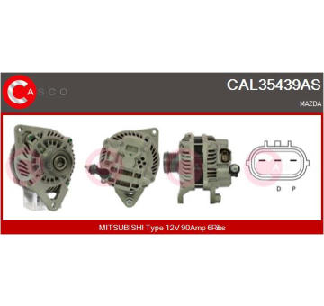 generátor CASCO CAL10702AS
