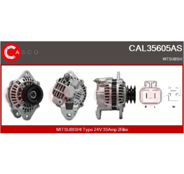 Elektromotor, větrák chladiče CASCO CEF72012AS