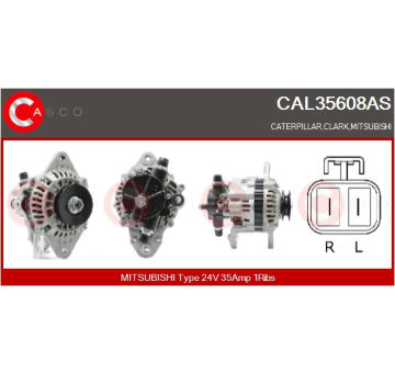 Elektromotor vetráka chladiča CASCO CEF72015AS