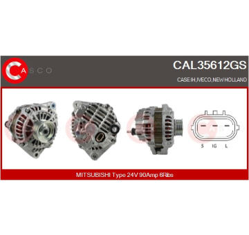 Elektromotor, větrák chladiče CASCO CEF72021AS