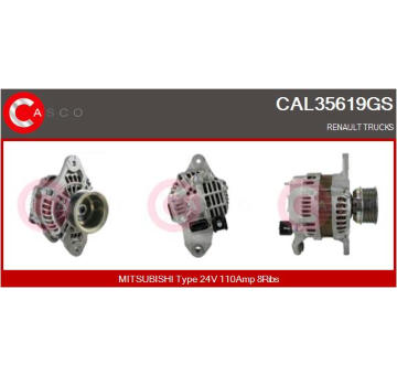 Alternátor CASCO CAL40443AS