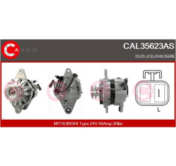 generátor CASCO CAL32113AS