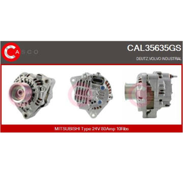 generátor CASCO CAL10751GS