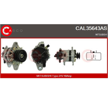 Větrák, chlazení motoru CASCO CEF73335AS