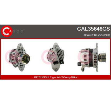 generátor CASCO CAL10764GS