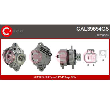 generátor CASCO CAL10776GS