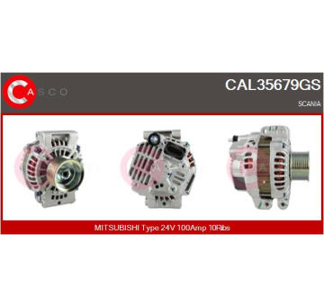 Elektromotor vetráka chladiča CASCO CEF74014AS