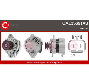 Alternátor CASCO CAL20103AS