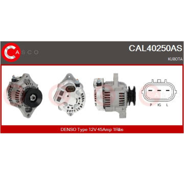 generátor CASCO CAL40250AS