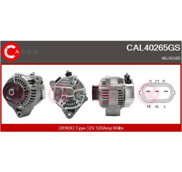 generátor CASCO CAL40265GS