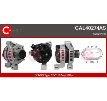 Alternátor CASCO CAL47106AS