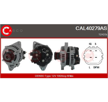 Odpor, vnitřní tlakový ventilátor CASCO CRS70001AS