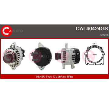 Alternátor CASCO CAL30117AS