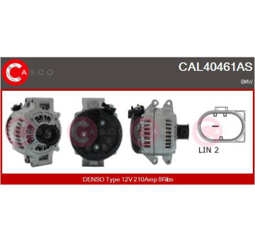 Alternátor CASCO CAL30145AS
