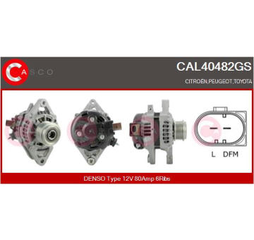 Rele, zhavici system CASCO CIM78021GS