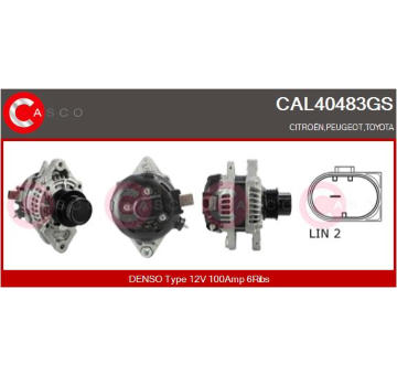 generátor CASCO CAL35636AS