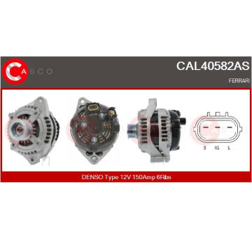 Zámek řízení CASCO CLO78003GS