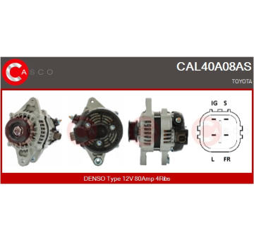 generátor CASCO CAL40127AS