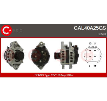 generátor CASCO CAL40147AS