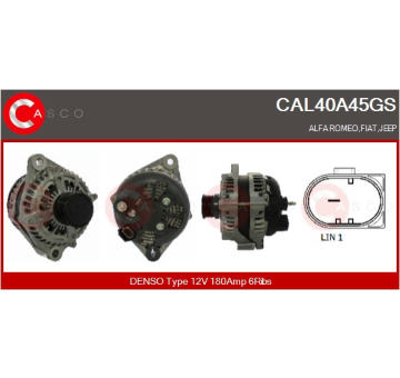 generátor CASCO CAL40162AS