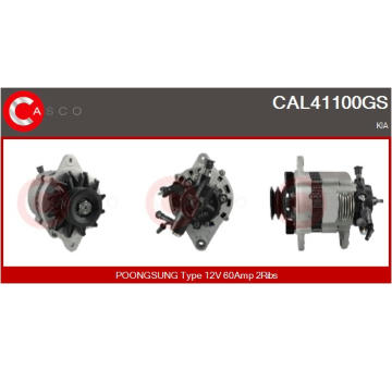 generátor CASCO CAL40164AS