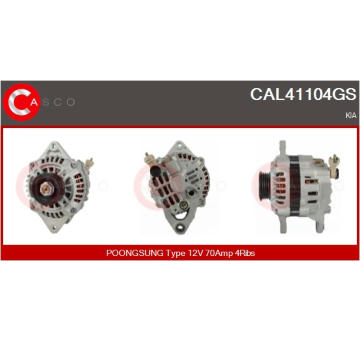 generátor CASCO CAL40172AS