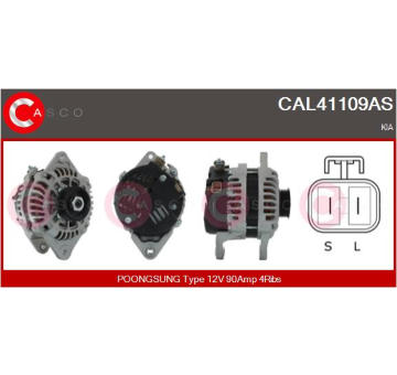 Alternátor CASCO CAL35103AS