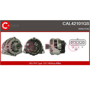 Rotor żtartéra CASCO CAR10001AS