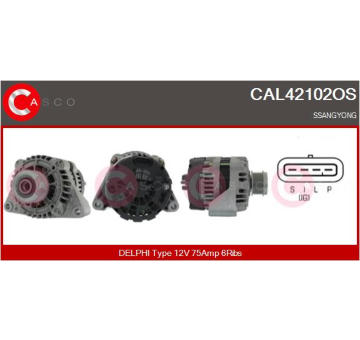 Rotor żtartéra CASCO CAR10003AS