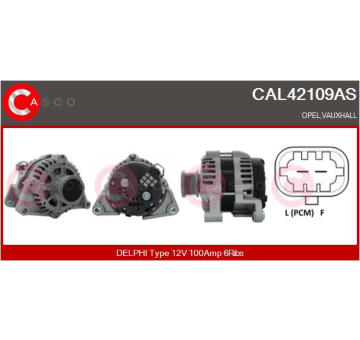 Rotor żtartéra CASCO CAR10014AS