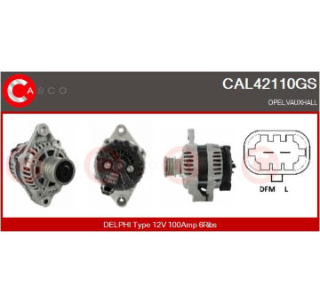 generátor CASCO CAL40207AS