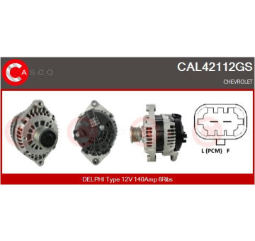 generátor CASCO CAL40210AS